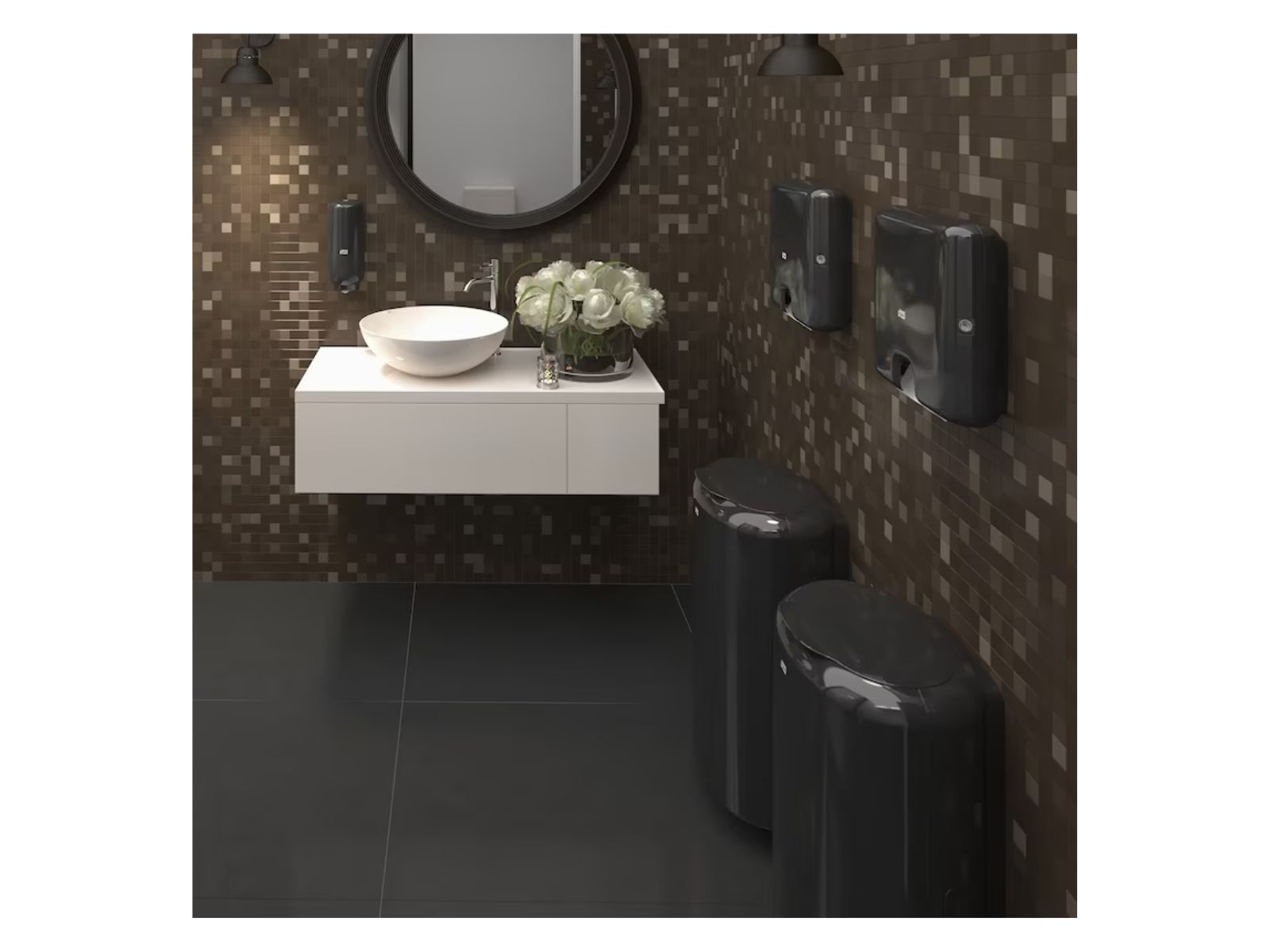 Dozownik pap toalet T3 Tork 556008 BLACK FOLD